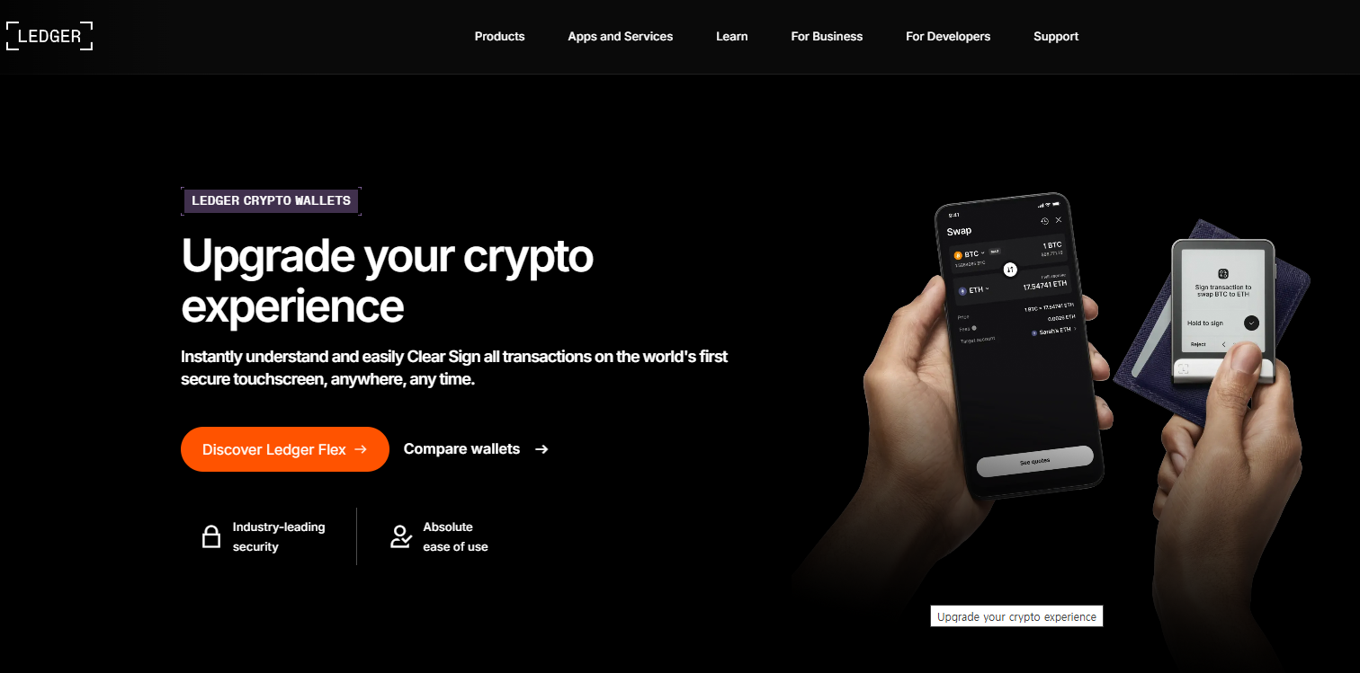 Hardware wallet device photo (Ledger/Trezor/SafePal)