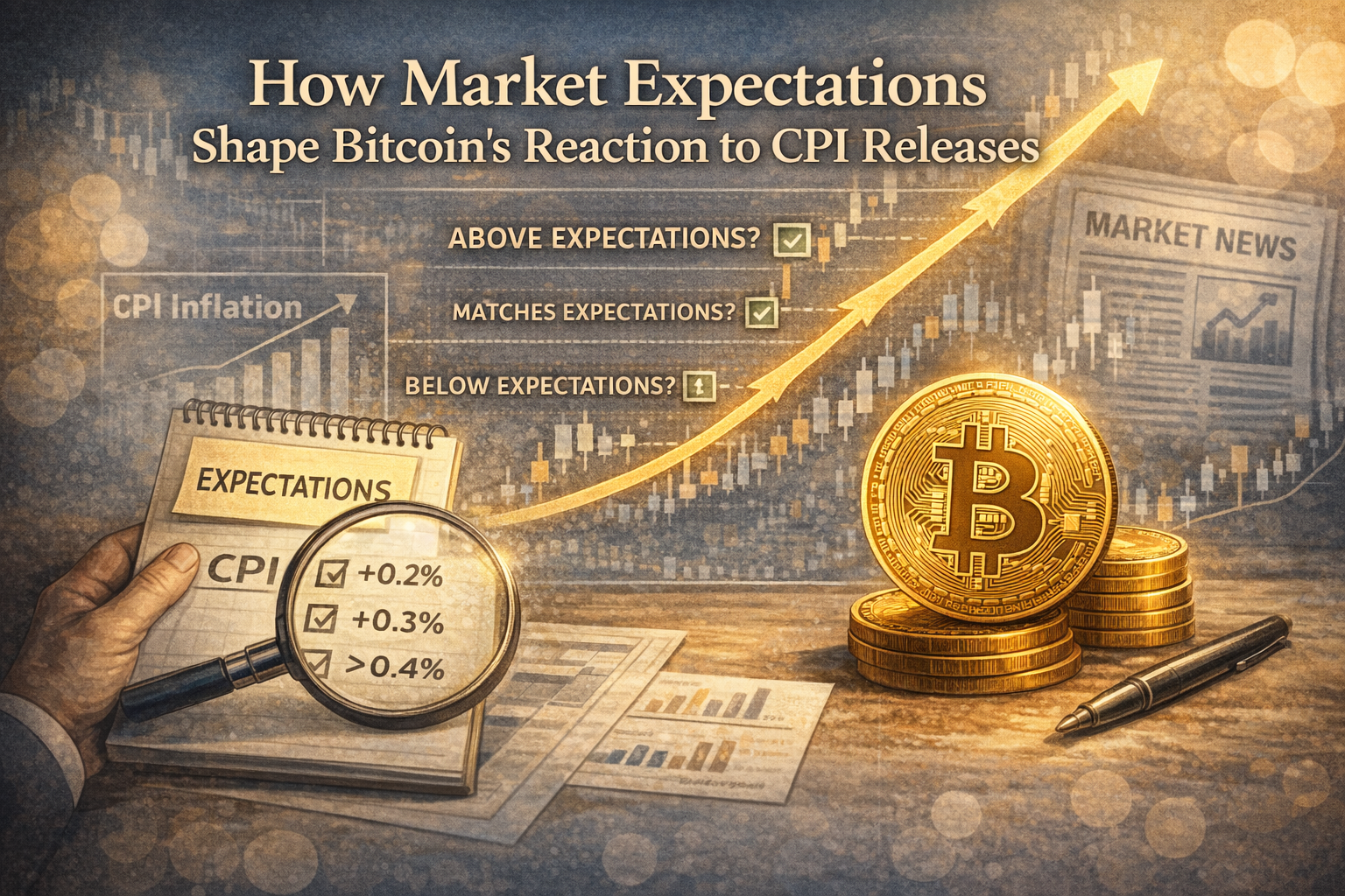 How market expectations shape Bitcoin’s reaction to CPI releases